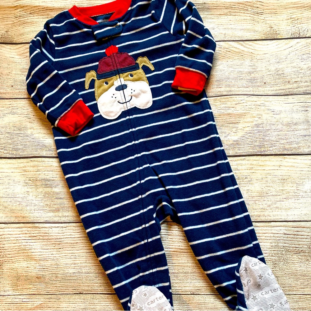 Carter’s Striped Coveralls NWT Boys 12 Months